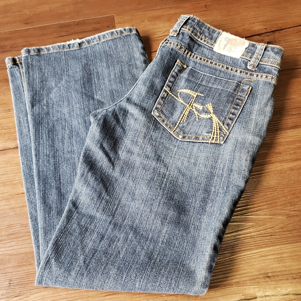 C7P Laguna Beach Mid Rise Flare Jeans